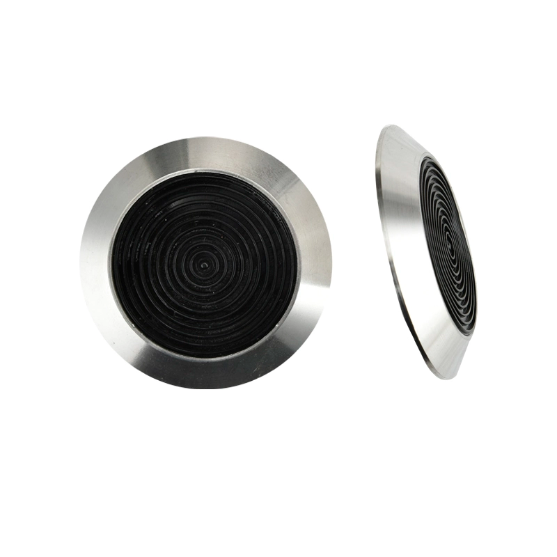 חתיכים למחוון מישוש מנירוסטה עם תוספת PU צהוב/שחור